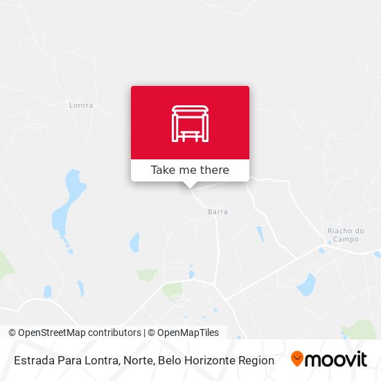 Estrada Para Lontra, Norte map