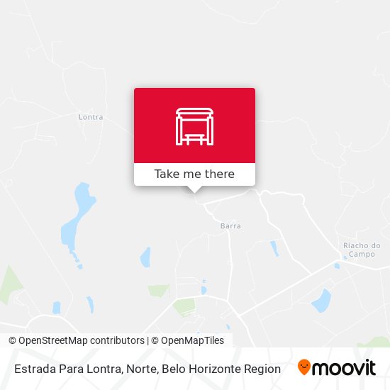 Estrada Para Lontra, Norte map
