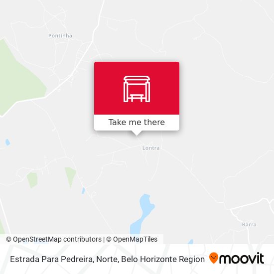 Estrada Para Pedreira, Norte map