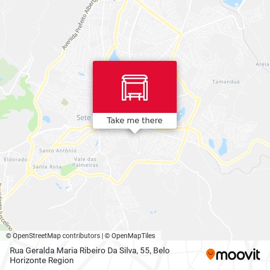 Rua Geralda Maria Ribeiro Da Silva, 55 map
