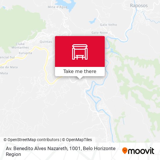 Av. Benedito Alves Nazareth, 1001 map