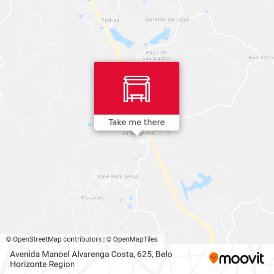 Avenida Manoel Alvarenga Costa, 625 map
