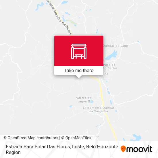 Estrada Para Solar Das Flores, Leste map