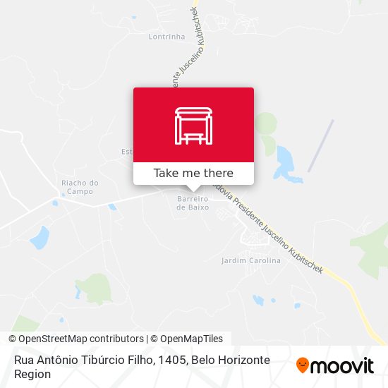 Rua Antônio Tibúrcio Filho, 1405 map