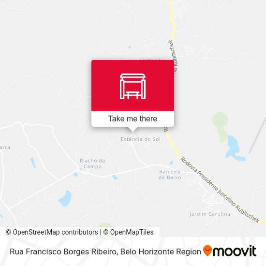Rua Francisco Borges Ribeiro map