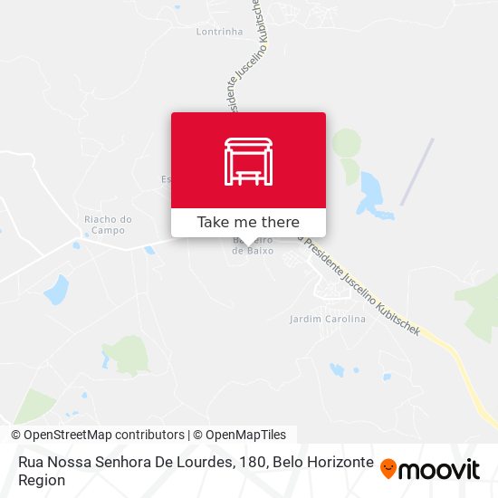Rua Nossa Senhora De Lourdes, 180 map