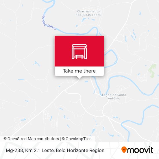 Mg-238, Km 2,1 Leste map
