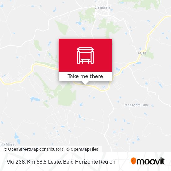 Mg-238, Km 58,5 Leste map