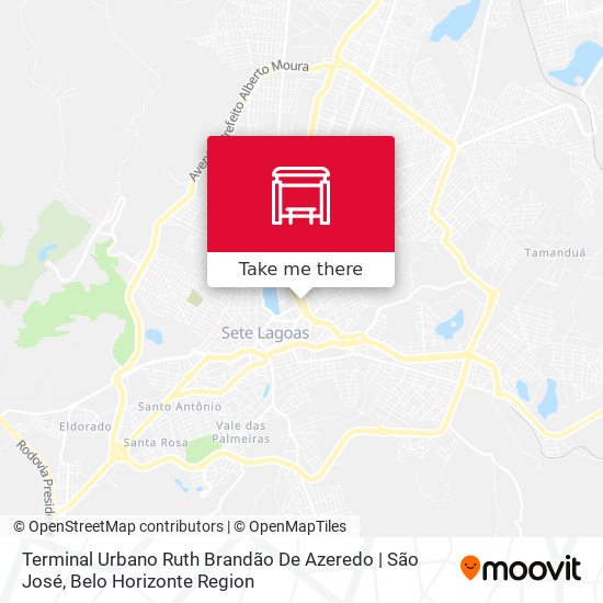 Terminal Urbano Ruth Brandão De Azeredo | São José map