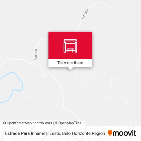 Estrada Para Inhames, Leste map