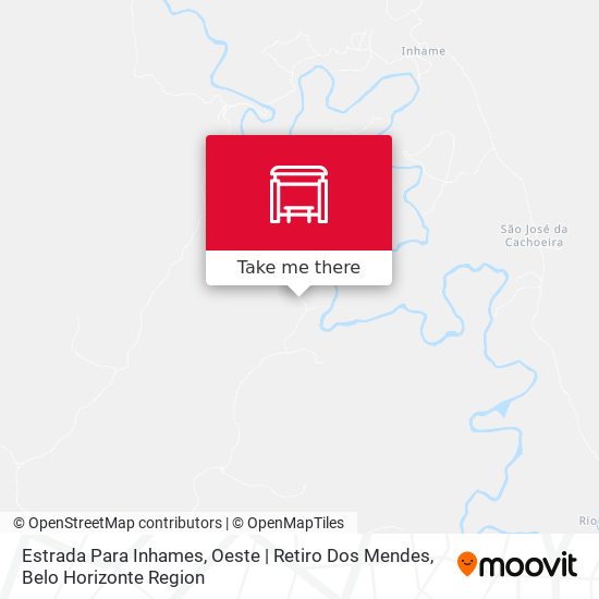 Estrada Para Inhames, Oeste | Retiro Dos Mendes map