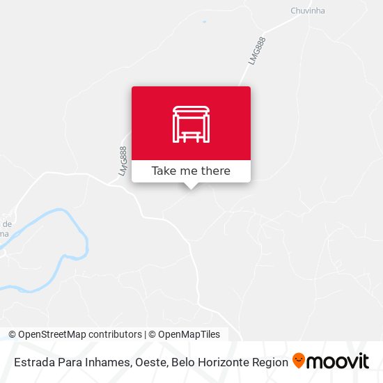Estrada Para Inhames, Oeste map