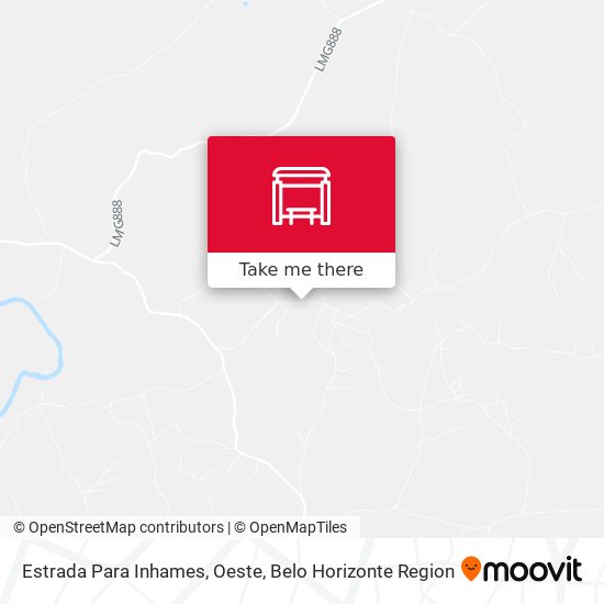 Estrada Para Inhames, Oeste map
