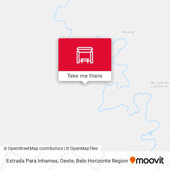 Estrada Para Inhames, Oeste map