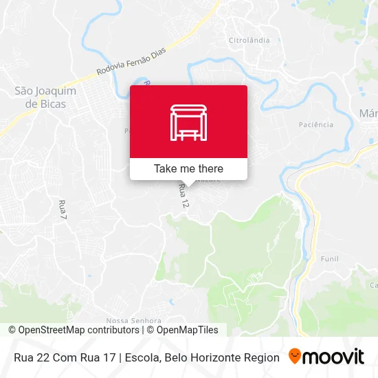 Rua 22 Com Rua 17 | Escola map