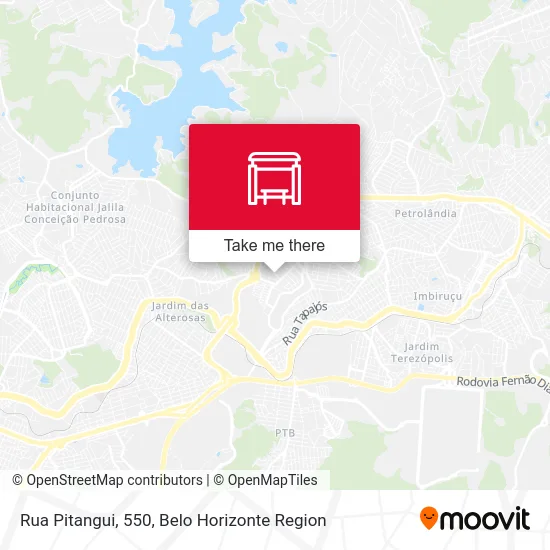 Rua Pitangui, 550 map