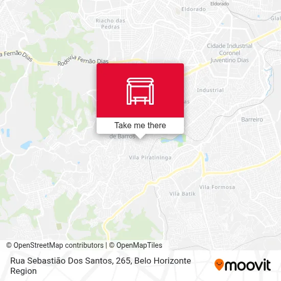 Rua Sebastião Dos Santos, 265 map