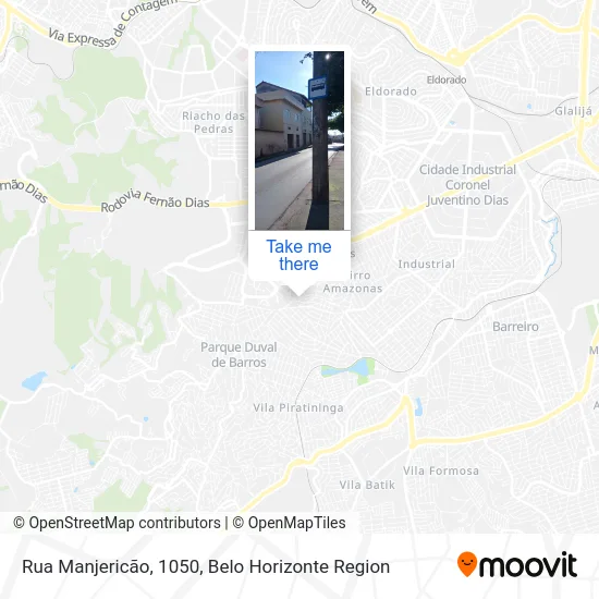 Rua Manjericão, 1050 map