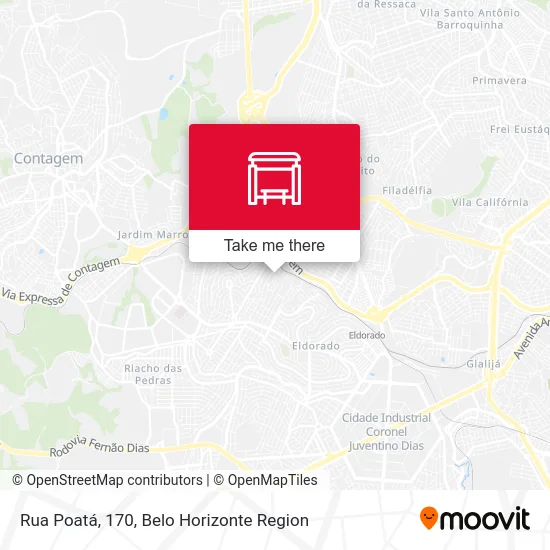 Rua Poatá, 170 map