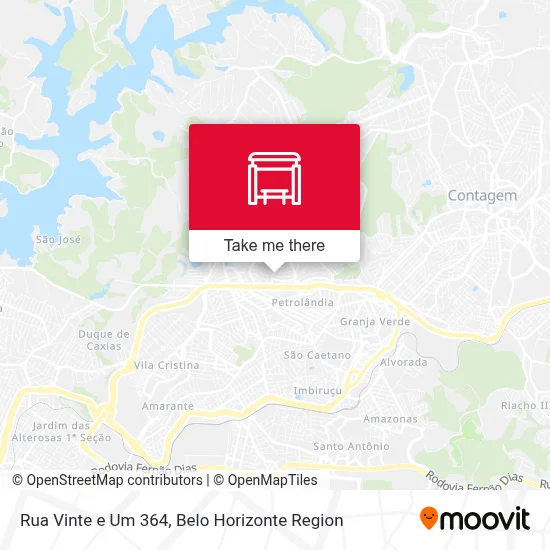 Rua Vinte e Um 364 map