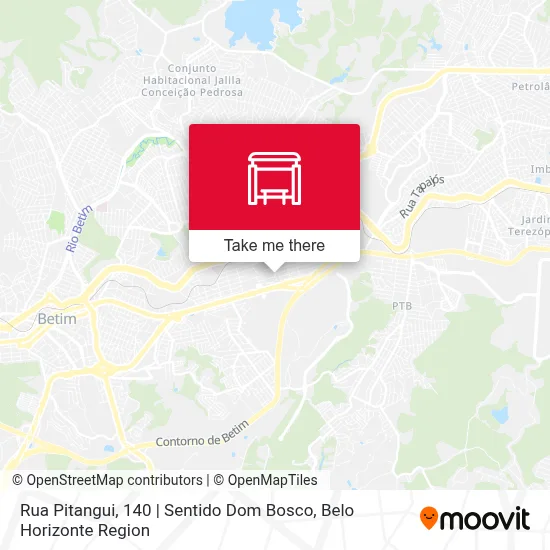 Rua Pitangui, 140 | Sentido Dom Bosco map