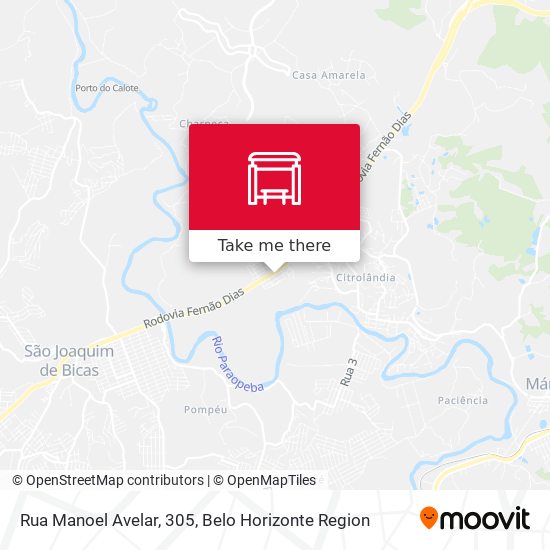 Rua Manoel Avelar, 305 map