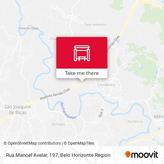 Rua Manoel Avelar, 197 map