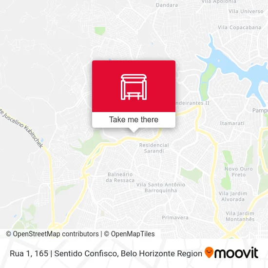 Rua 1, 165 | Sentido Confisco map