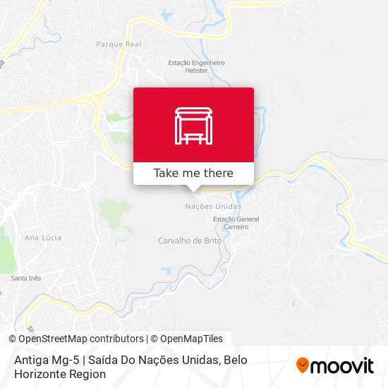 Antiga Mg-5 | Saída Do Nações Unidas map
