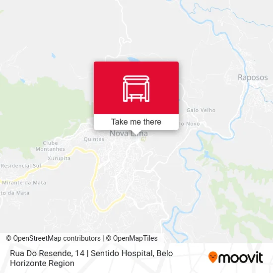 Rua Do Resende, 14 | Sentido Hospital map