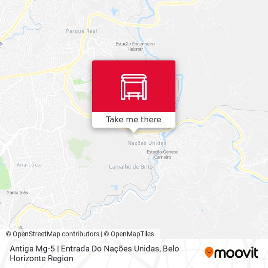 Antiga Mg-5 | Entrada Do Nações Unidas map