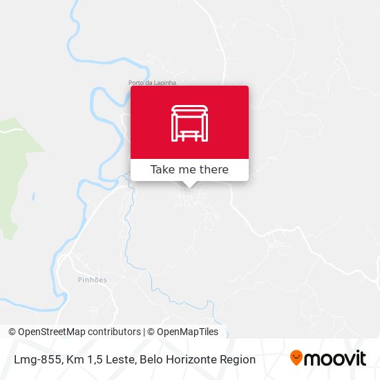 Lmg-855, Km 1,5 Leste map