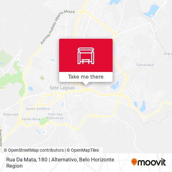 Rua Da Mata, 180 | Alternativo map