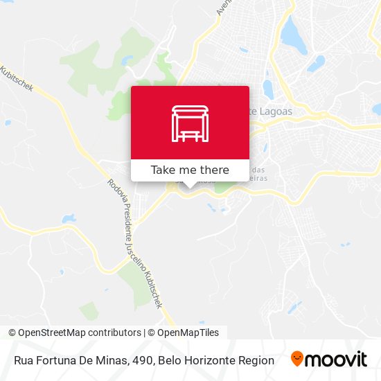 Rua Fortuna De Minas, 490 map