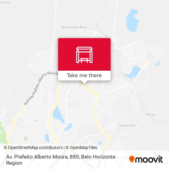 Mapa Av.  Prefeito Alberto Moura, 880