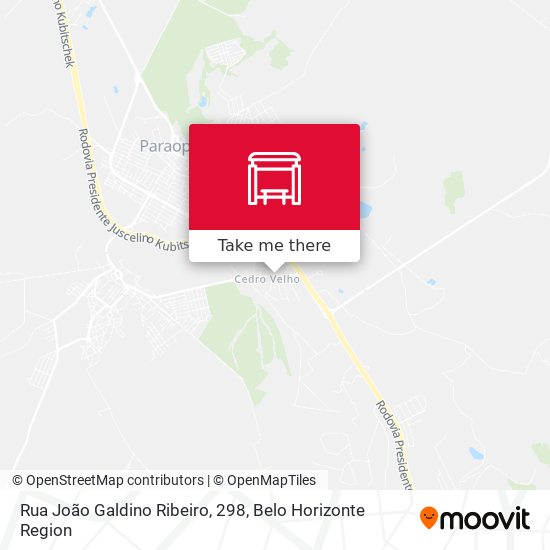 Rua João Galdino Ribeiro, 298 map