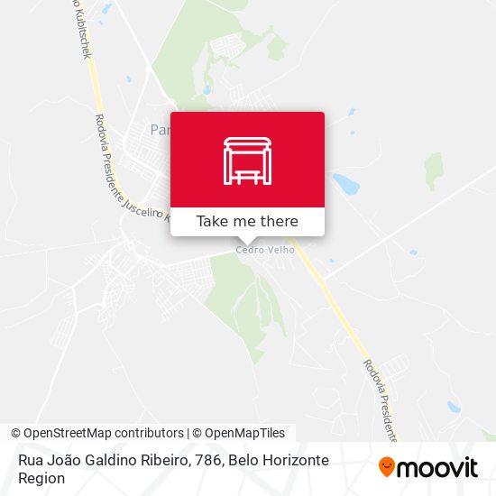 Rua João Galdino Ribeiro, 786 map
