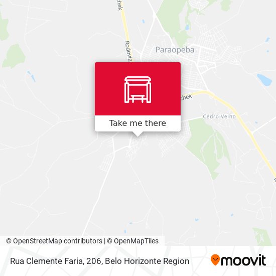 Rua Clemente Faria, 206 map