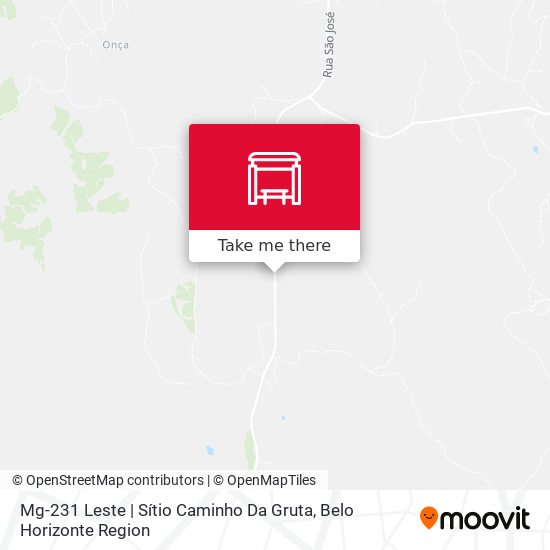 Mg-231 Leste | Sítio Caminho Da Gruta map