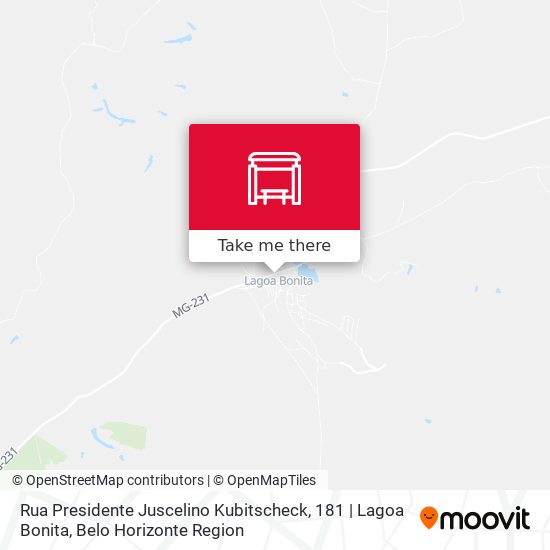 Rua Presidente Juscelino Kubitscheck, 181 | Lagoa Bonita map