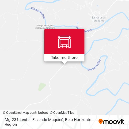 Mg-231 Leste | Fazenda Maquiné map