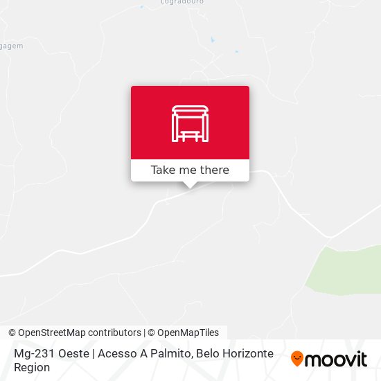 Mg-231 Oeste | Acesso A Palmito map