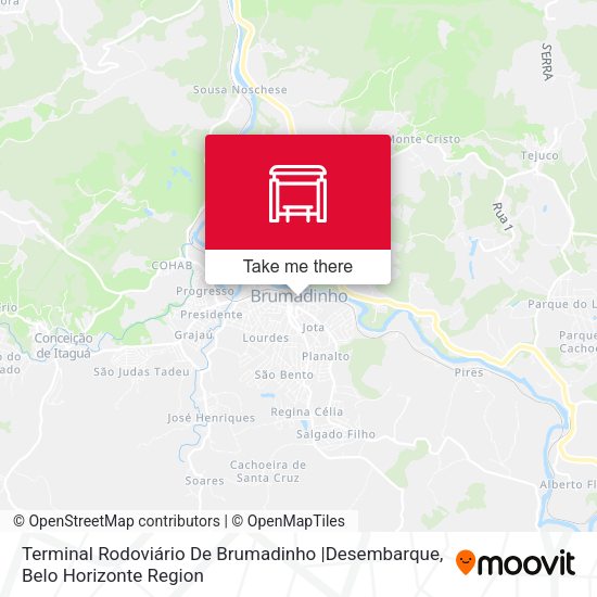 Terminal Rodoviário De Brumadinho |Desembarque map