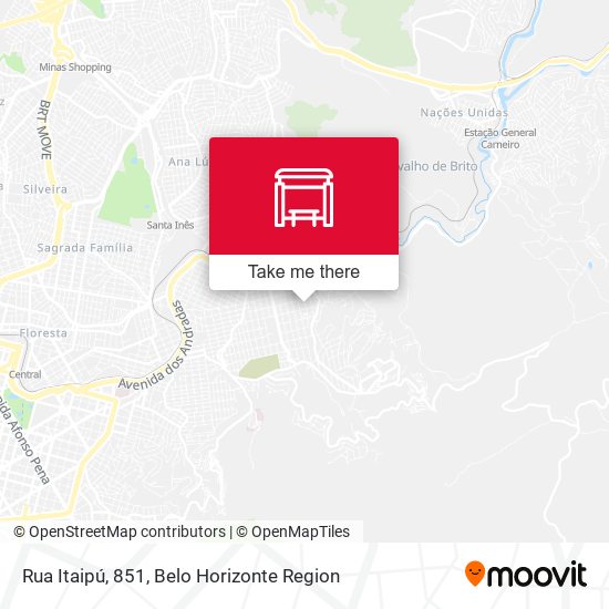 Rua Itaipú, 851 map