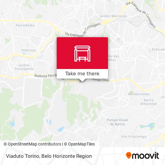 Viaduto Torino map