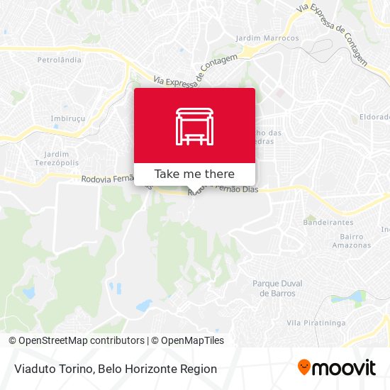 Mapa Viaduto Torino