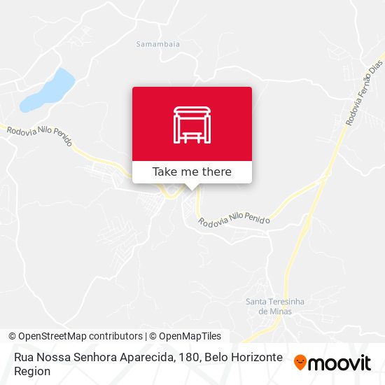 Rua Nossa Senhora Aparecida, 180 map