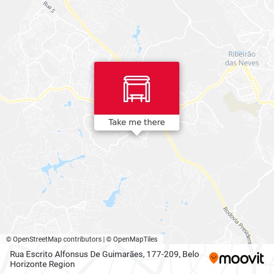 Rua Escrito Alfonsus De Guimarães, 177-209 map