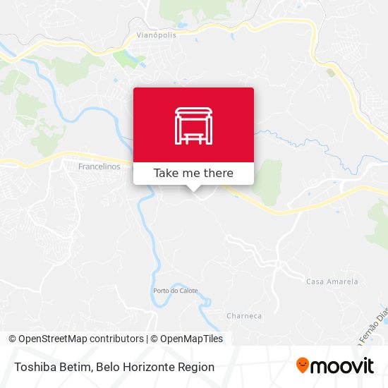 Toshiba Betim map