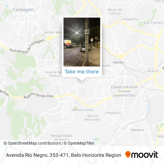 Avenida Río Negro, 353-471 map
